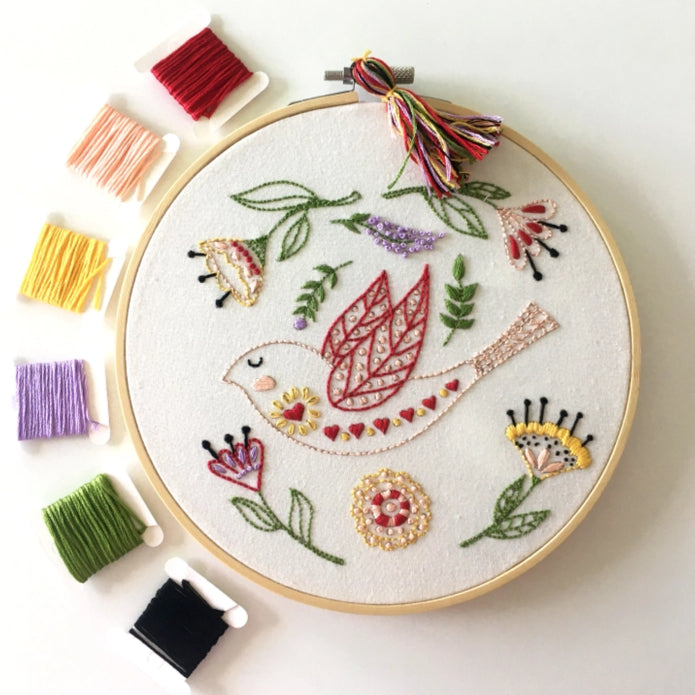 Folkbird Embroidery Kit image 2
