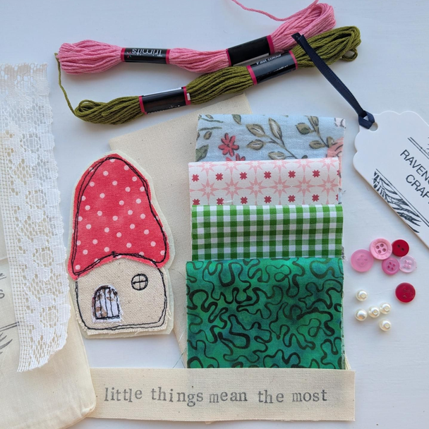 Toadstool Cottage Slow Stitch Kit
