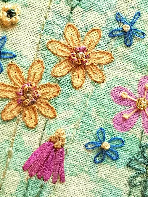 Blue Meadow Embroidery Kit image 3