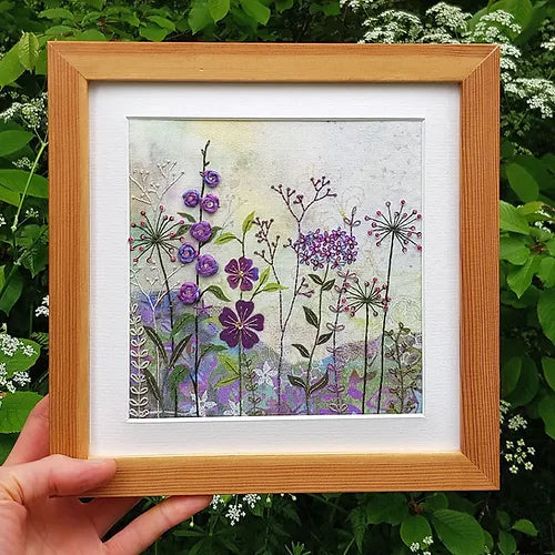 Purple Garden Embroidery Kit image 5