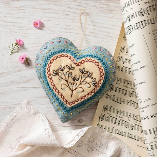 Heart Embroidered Felt Kit image 0