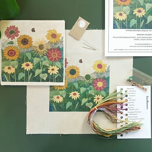 Sunflower Embroidery Kit image 1
