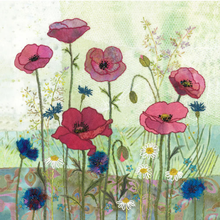 CUSHION PANEL - Poppy Meadow image 0