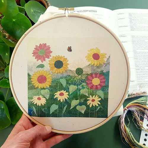 Sunflower Embroidery Kit image 6