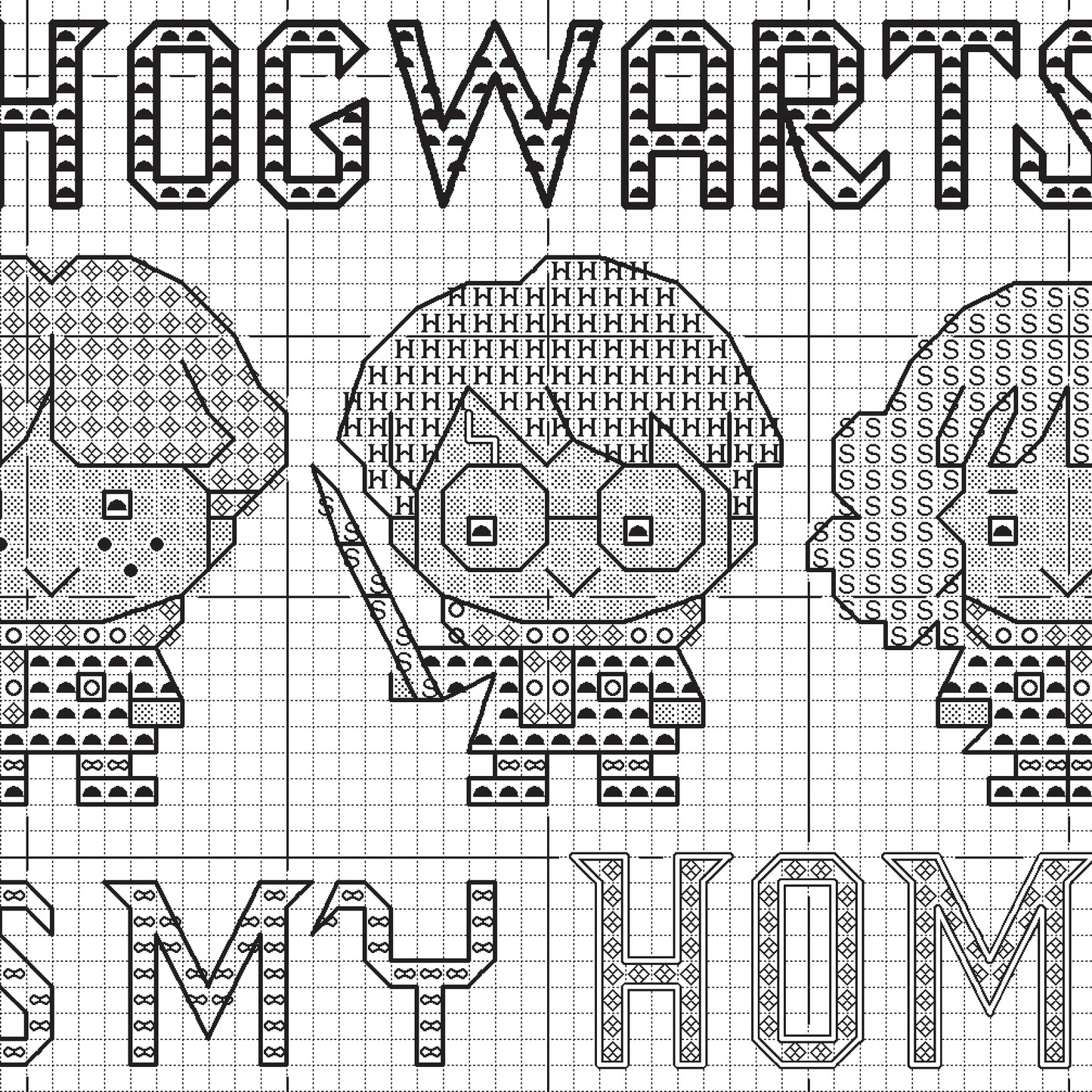 Hogwarts Cross Stitch image 3