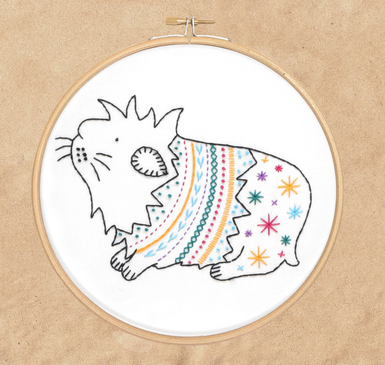 Guinea Pig Embroidery Kit image 0