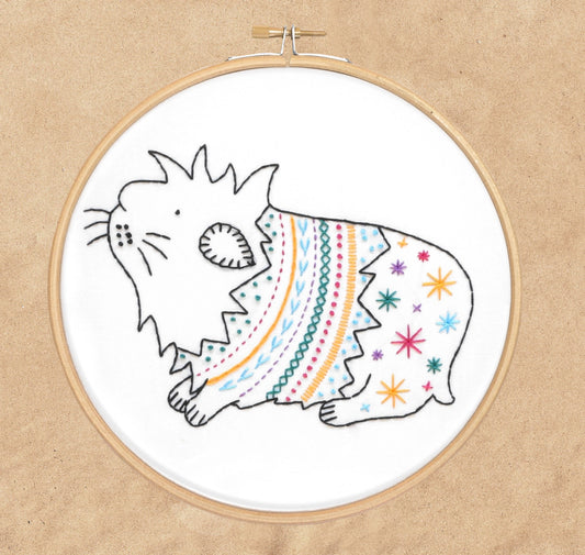 Guinea Pig Embroidery Kit image 0