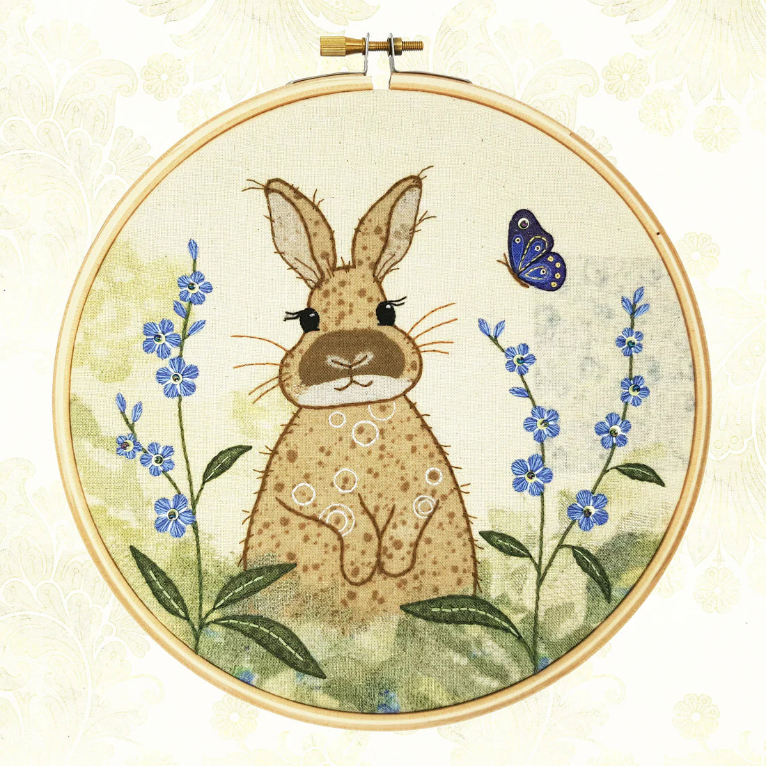 Bluebell Bunny Embroidery Kit image 0