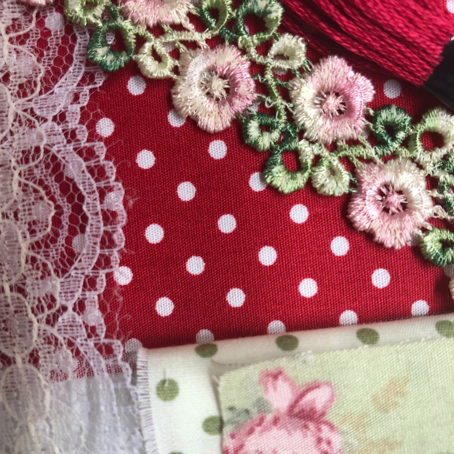 Hearts and Flowers Slow Stitch Kit image 2