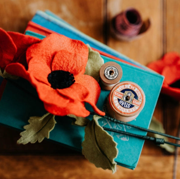 Felt Flower Kit - Poppy image 1