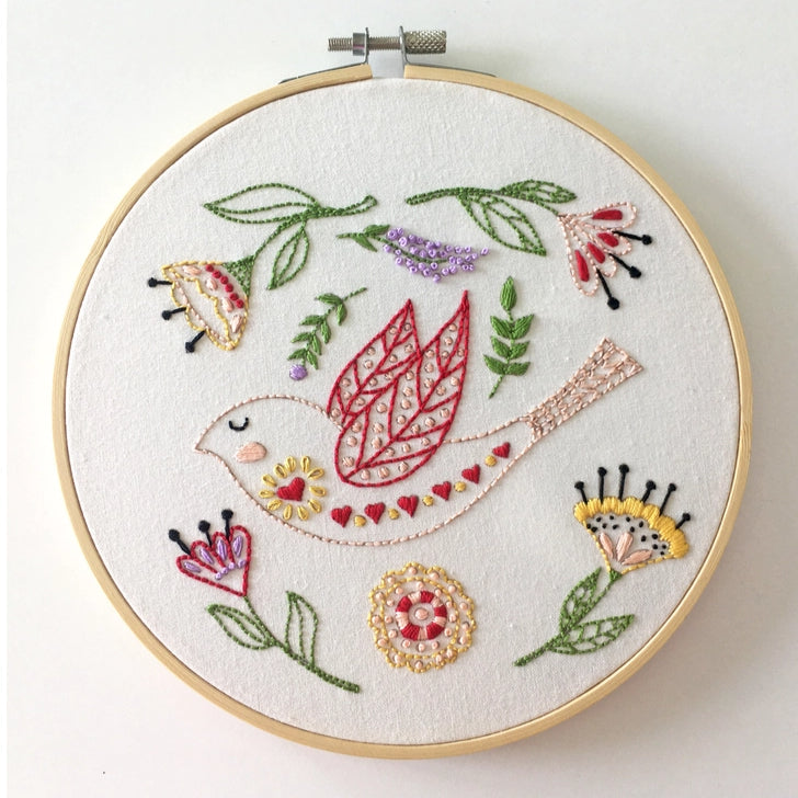 Folkbird Embroidery Kit image 0
