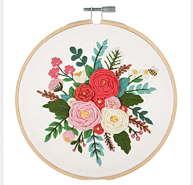 Rose Embroidery Kit image 0