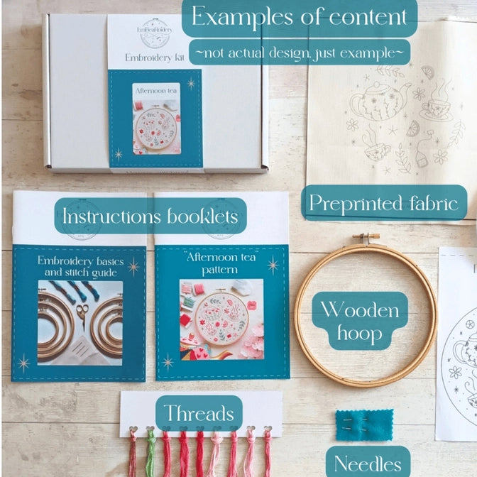Sun and Moon - Embroidery Kit for beginners image 1