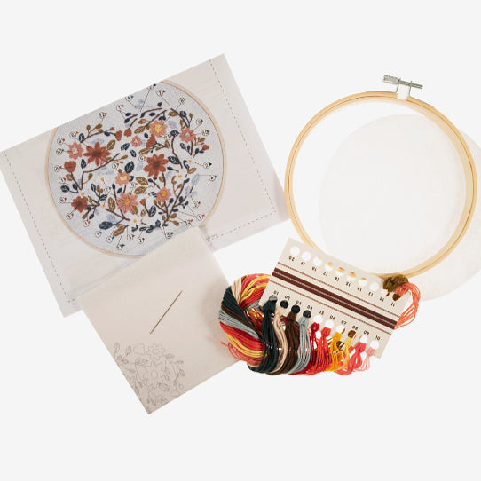Floral Heart Embroidery Kit image 2