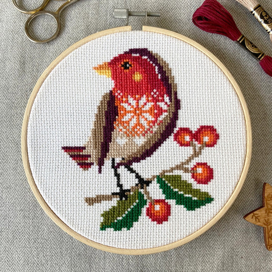 Rockin Robin - Cross Stitch Kit image 0