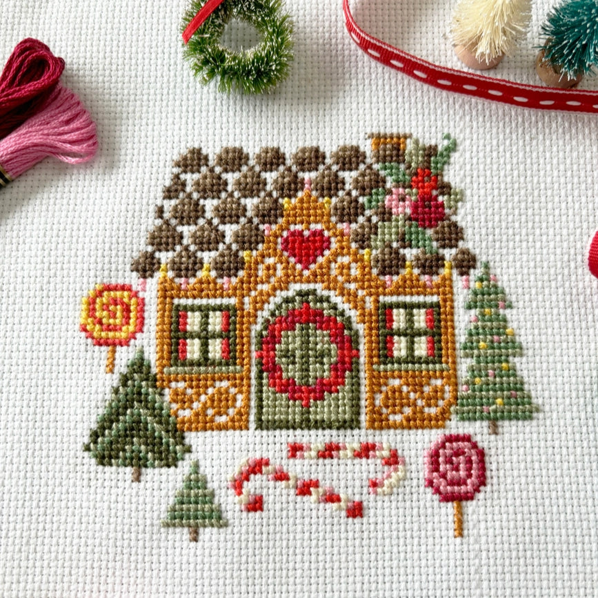Gingerbread House - Cross Stitch Kit image 0