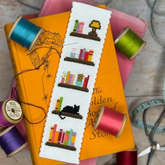 Book Lover Cross Stitch Bookmark