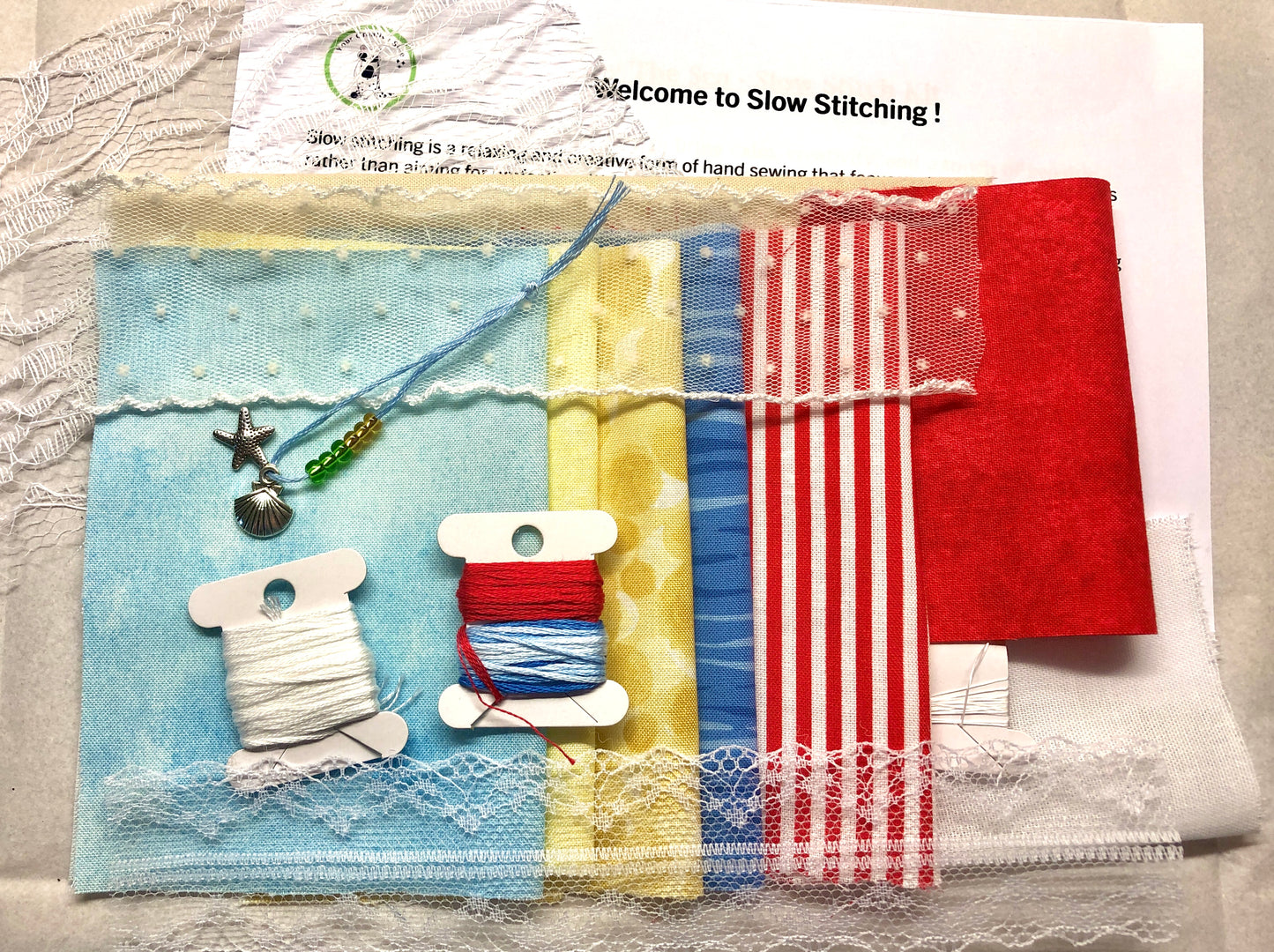 By the Sea - Slow Stitch Kit 
