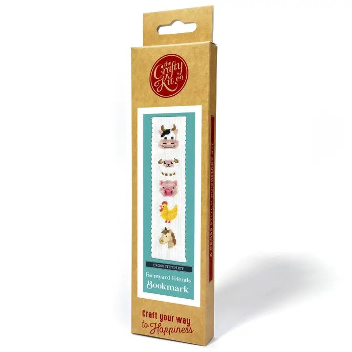 Farmyard Friends Cross Stitch Bookmark Kit