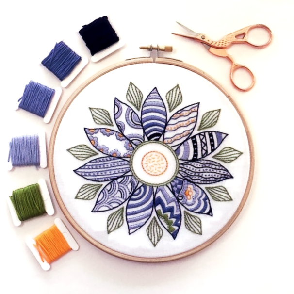 Flower Embroidery Kit image 1
