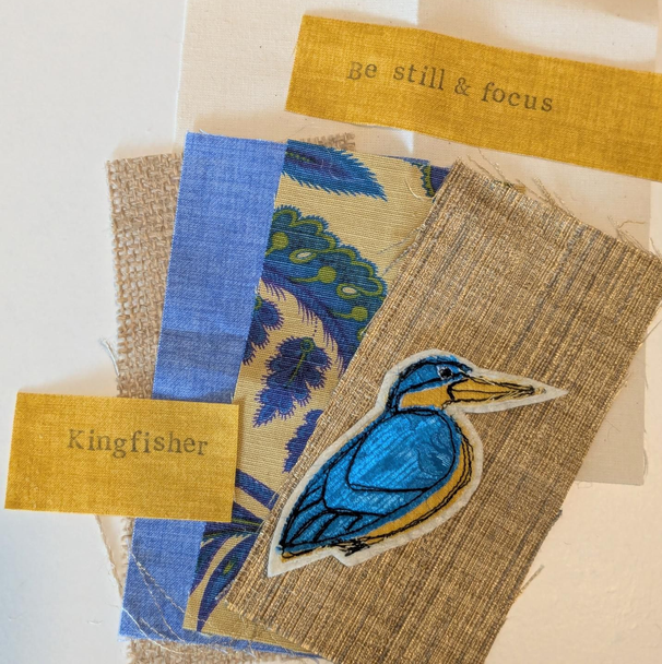 Kingfisher Slow Stitch Kit