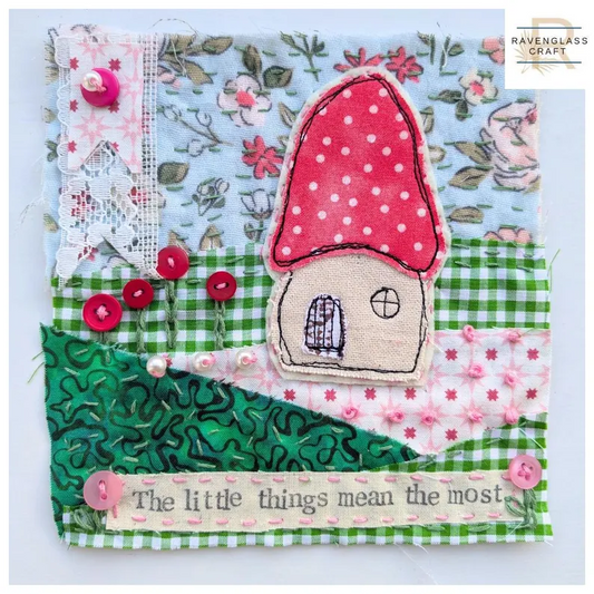 Toadstool Cottage Slow Stitch Kit