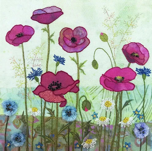 Poppy Meadow Embroidery Kit image 0
