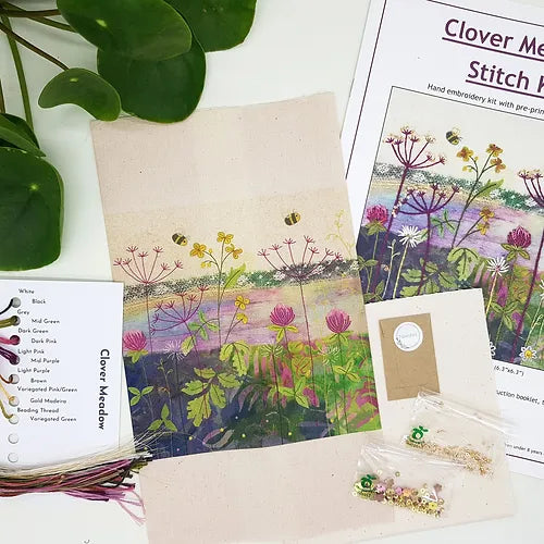 Clover Meadow Embroidery Kit image 1