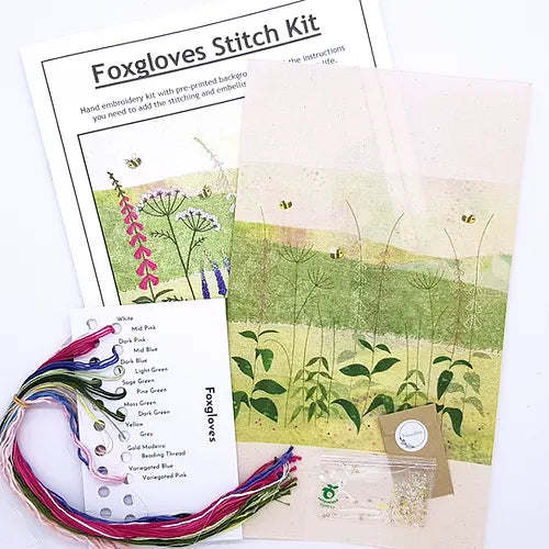 Foxglove Embroidery Kit image 2