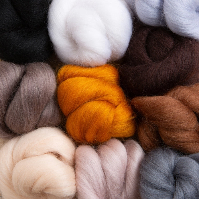 Animals Needle felting Wool Bundle image 1