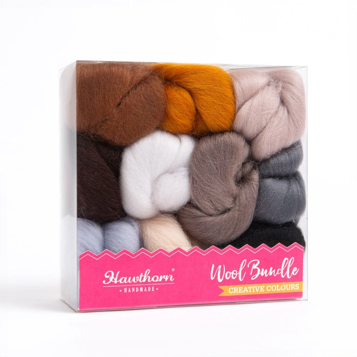 Animals Needle felting Wool Bundle image 0