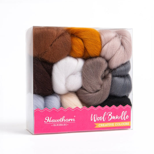 Animals Needle felting Wool Bundle image 0