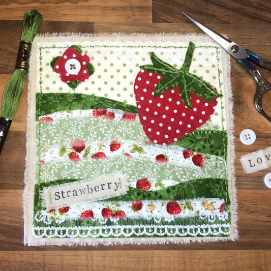 Strawberry Fields Slow Stitch Kit image 0