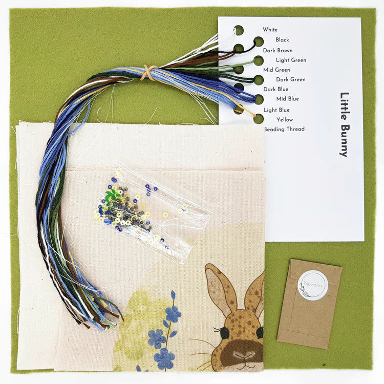 Bluebell Bunny Embroidery Kit image 1