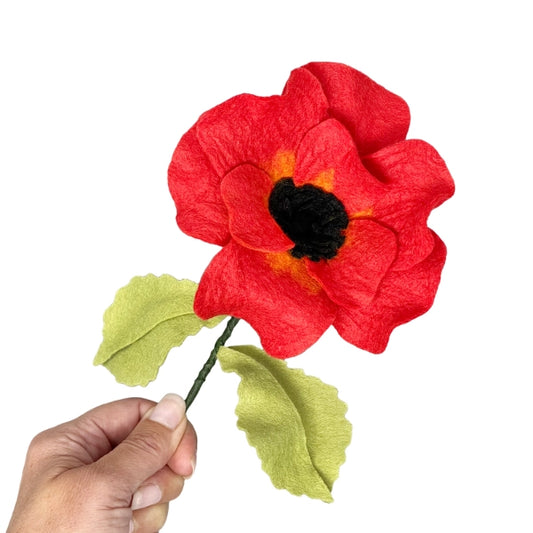 Felt Flower Kit - Poppy image 0