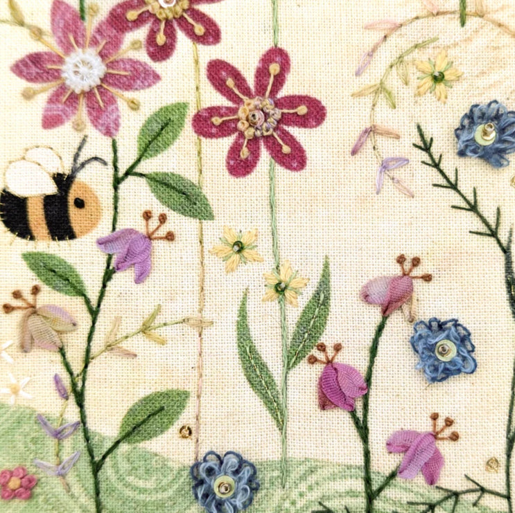 Bee Meadow Embroidery Kit image 1