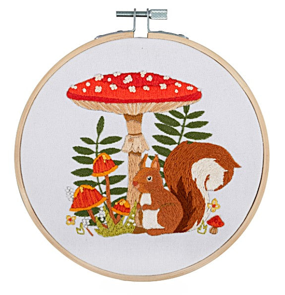 Squirrel Embroidery Kit image 0