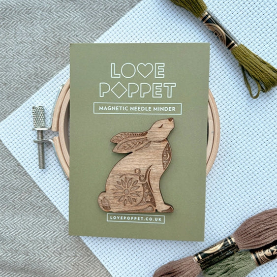 Stargazing Hare- Magnetic Needle Minder image 0