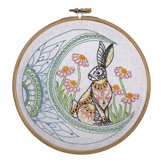 Celestial Hare Embroidery Kit image 0